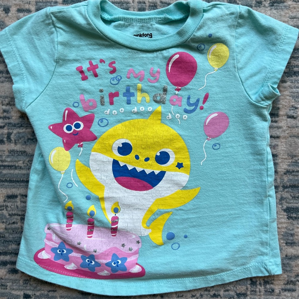 Baby Shark Birthday Tee Shirt